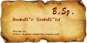 Bodnár Szebáld névjegykártya